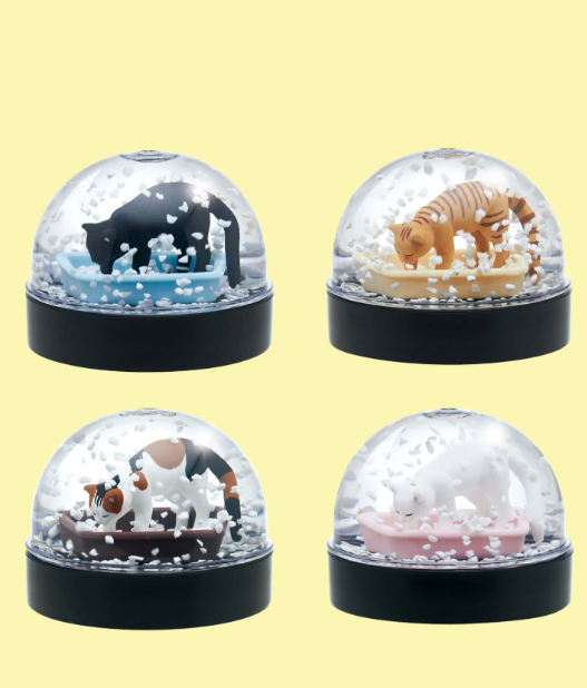 KITAN CLUB Cat Litter Snow Globe Blind Box