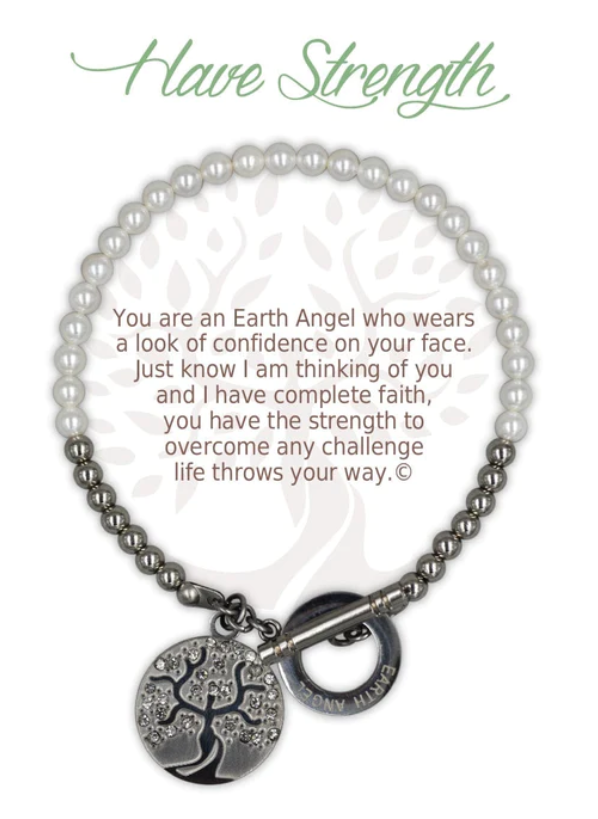 Have Strength Earth Angel Bracelet