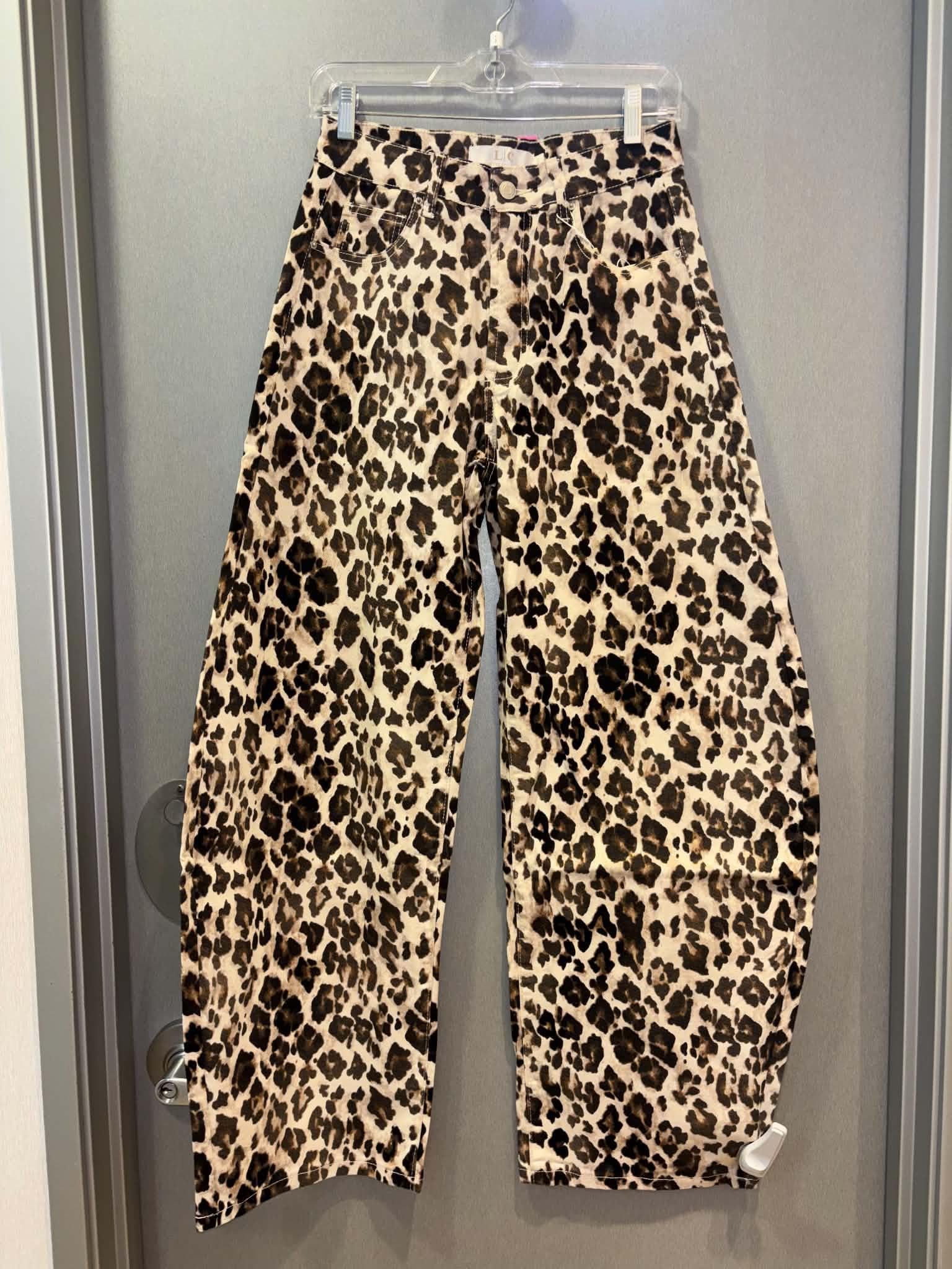 L|C Leopard Barrel Jeans