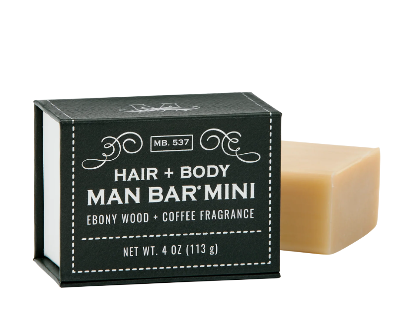 MAN BAR® MINI Hair & Body - Ebony Wood & Coffee