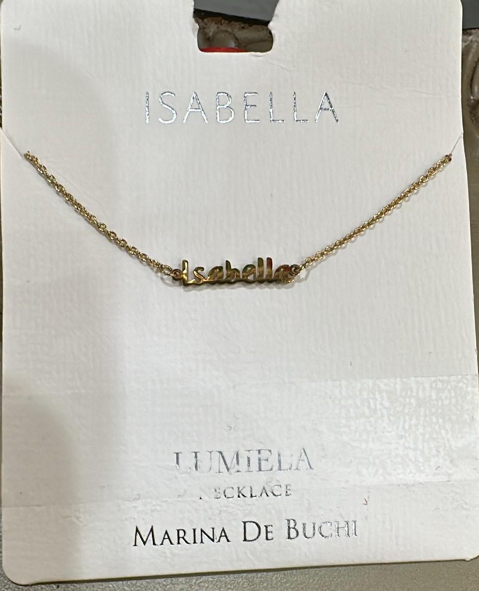 Isabella Name Necklace
