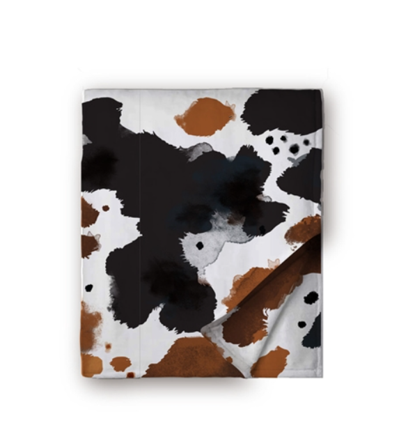 SC 50x80 Super Soft Blanket-Cow Print