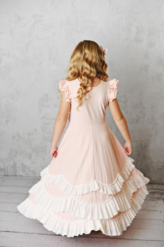 Yth Pink Flutter Dress