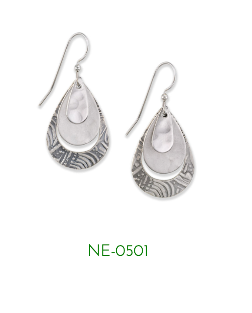 Silver Forest Earrings #4