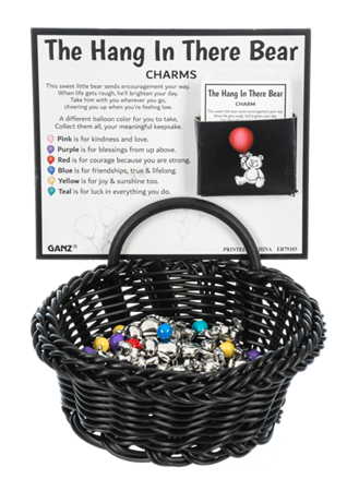 The Hang In There Bear Charm