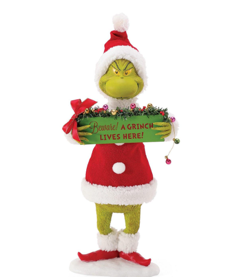 Beware! Grinch Figurine