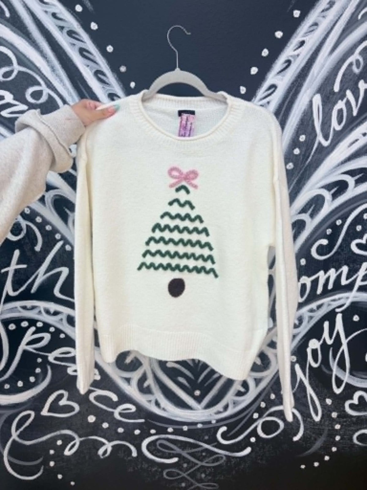 Yarn Christmas Tree Sweater