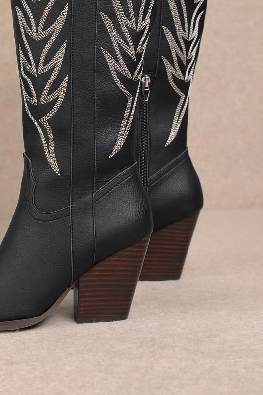 Celina Black Boots