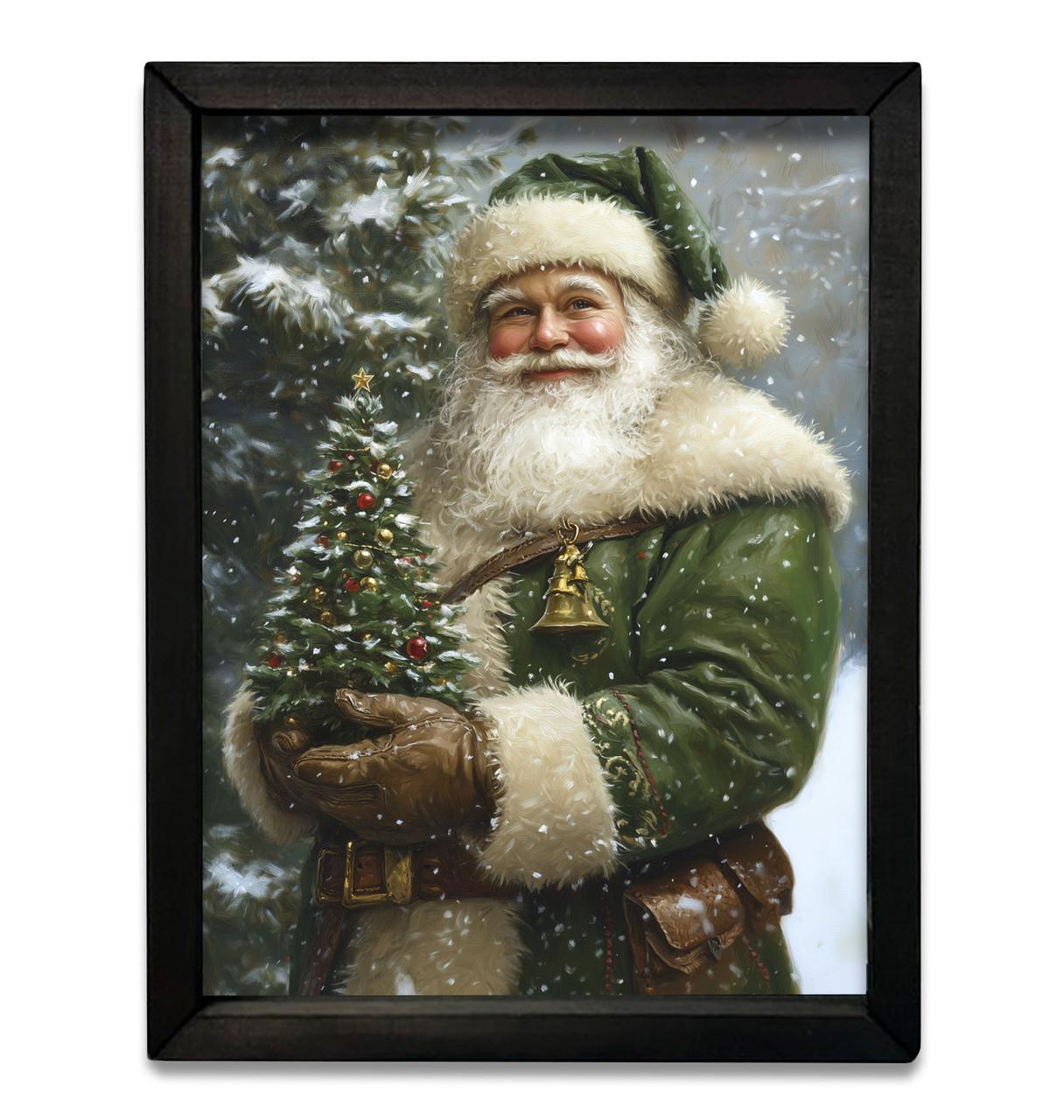 Green Santa 12x16 Box Frame
