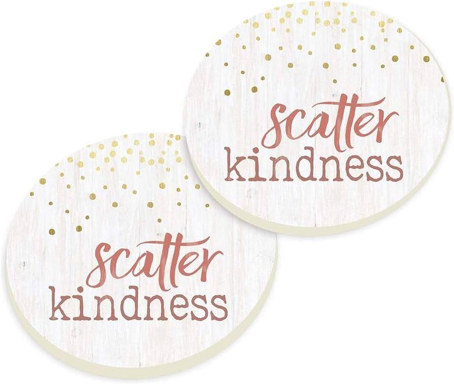 Scatter Kindness Car Coaster