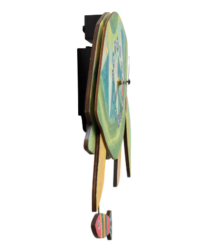 Allen Designs Shellbound Wood Wall Clock