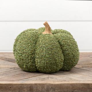9" Green Speckled Pumpkin