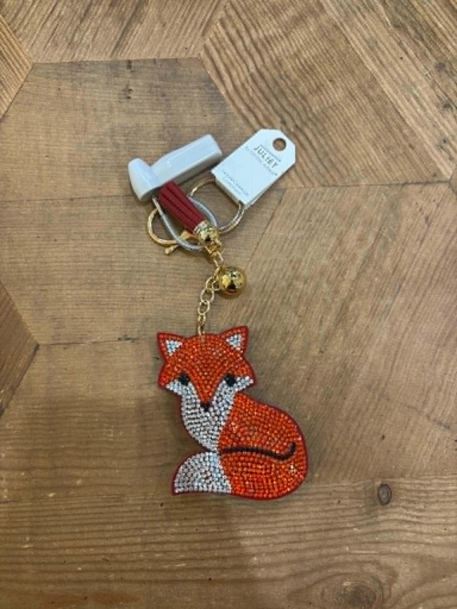 Puffy Rhinestone Keychains