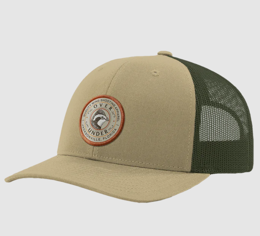 Quality Wingshooting Mesh Back Khaki Hat