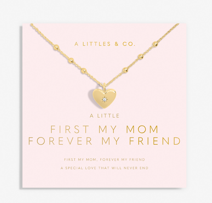 Mother's Day A Little 'First My Mom Forever My Friend' Necklace
