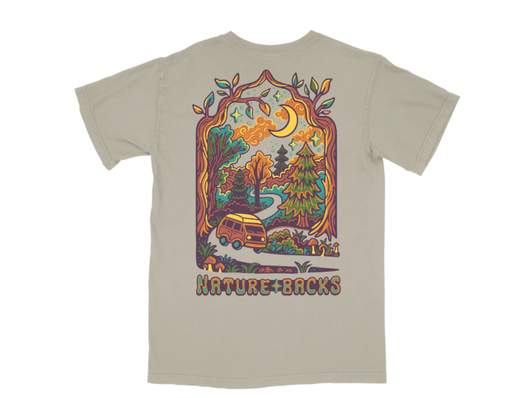 Cosmic Camper (Sandstone) Tee