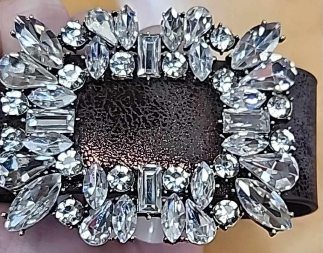 Crystal Leather Bracelet