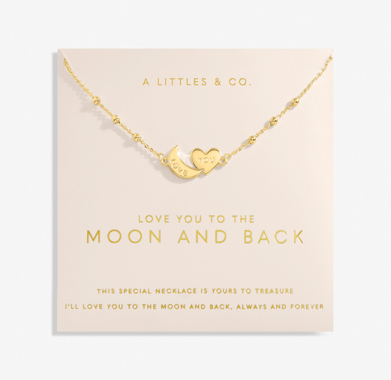 FOREVER YOURS Love You To The Moon Necklace