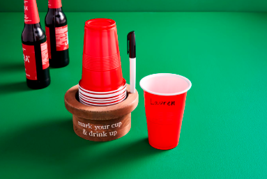 Disposable Cup & Marker Set