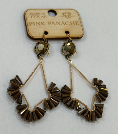 Brown Gemstone Earring