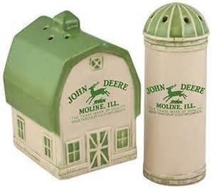 John Deere Logo Barn & Silo Salt/Pepper Set