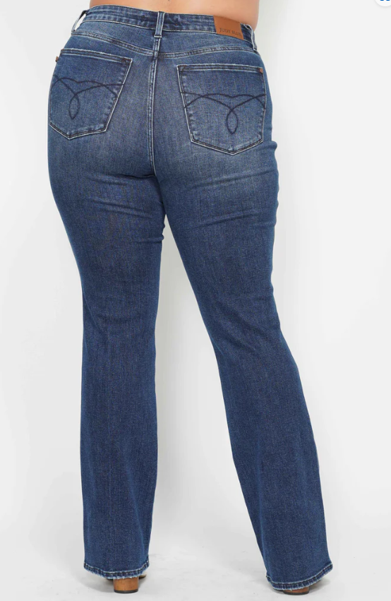 Judy Blue HW Short Inseam Bootcut