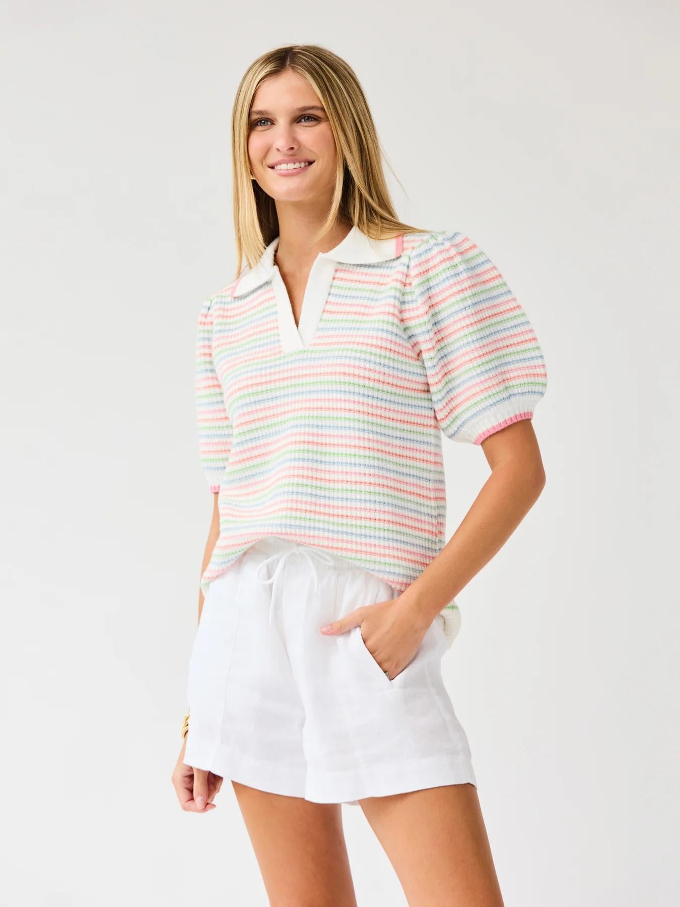 Emma Sweater | Ivory Multi