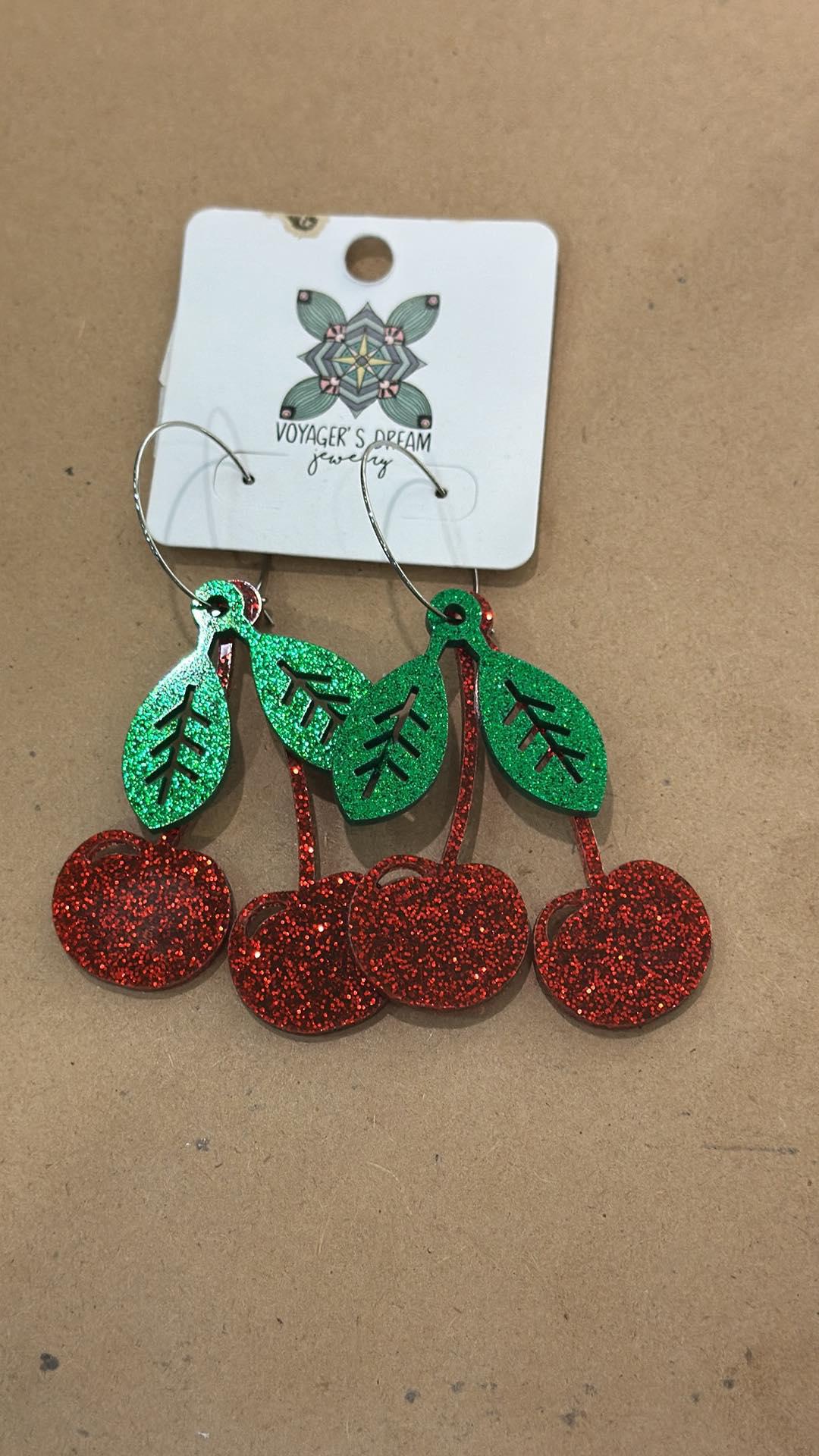 Red Cherry Earrings