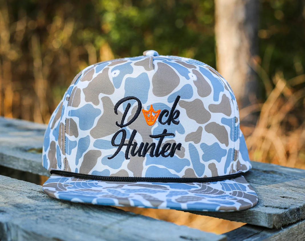 Duck Hunter 5perf Blue Camo Hat