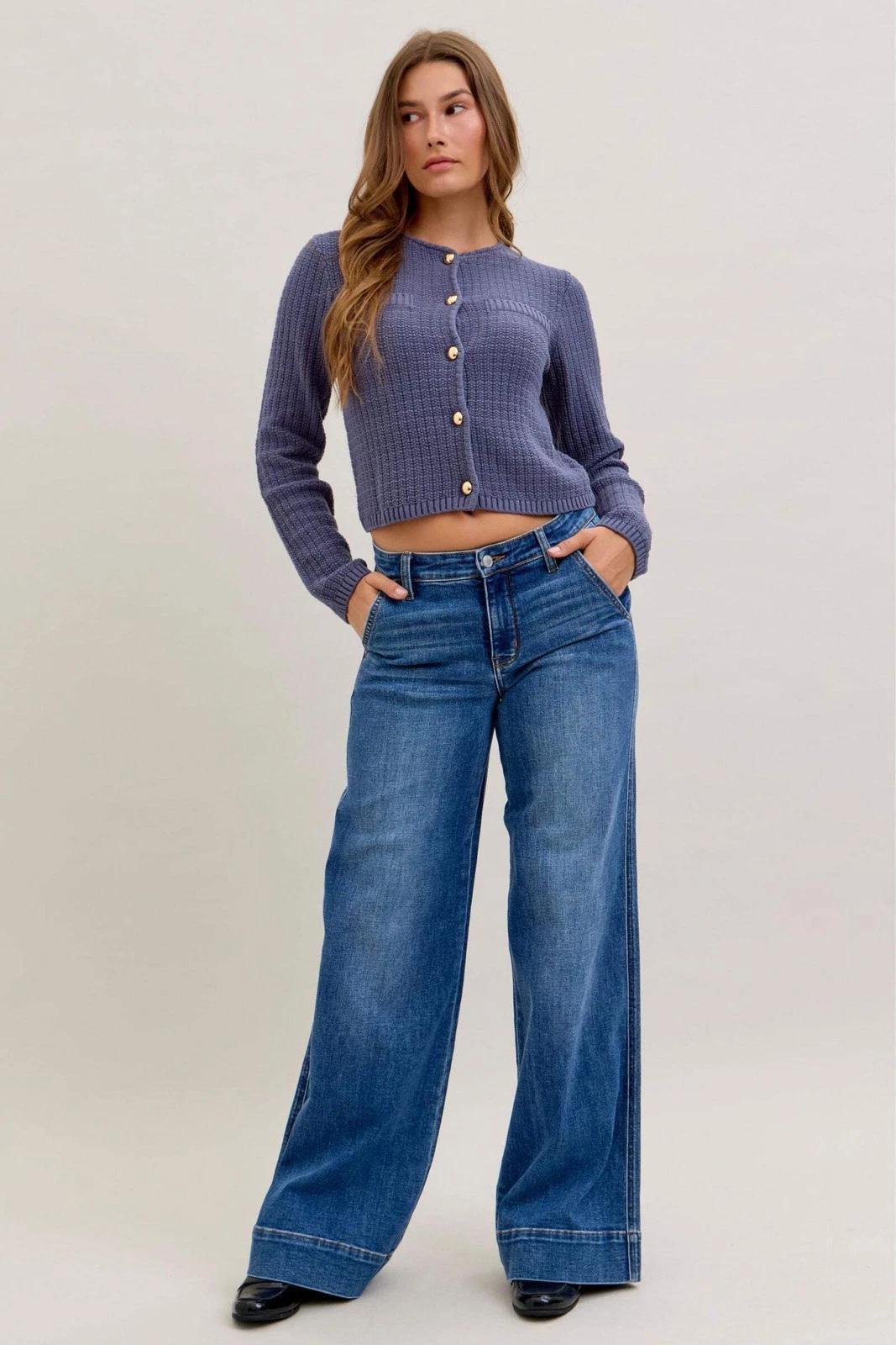 Judy Blue MR Trouser Retro Wide