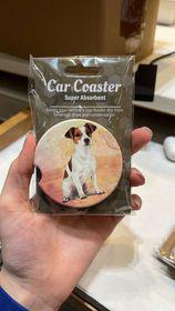 Jack Russell Sitting Car Coaster