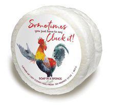 Say Cluck It Soap Sponge
