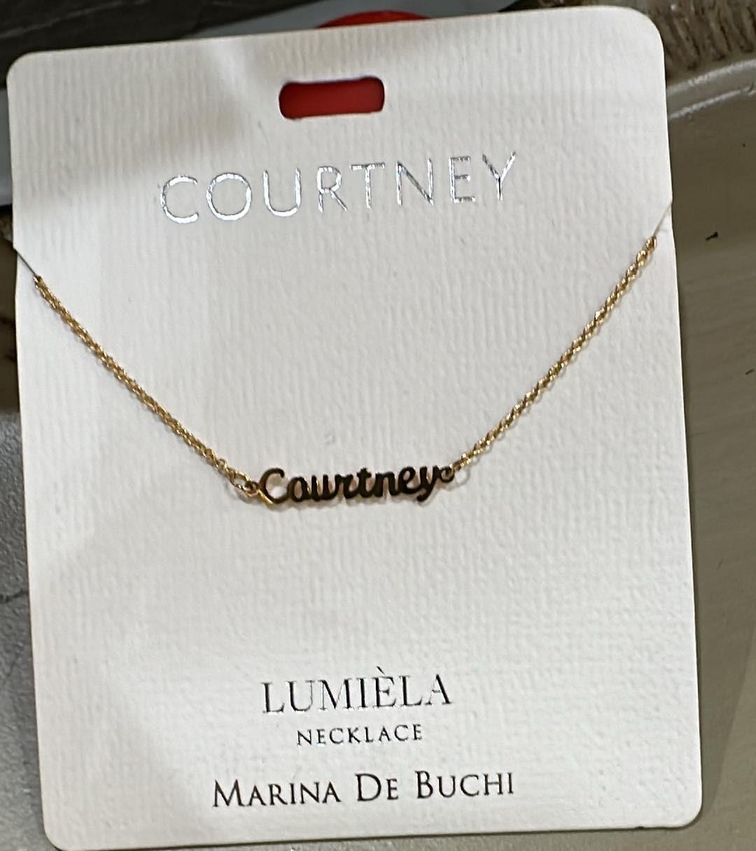 Courtney Name Necklace