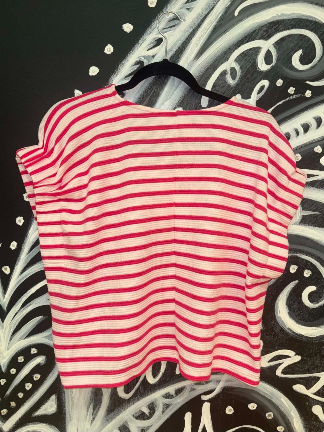 Pink Stripped Top