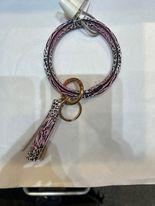 Pink Animal Bangle Keyring