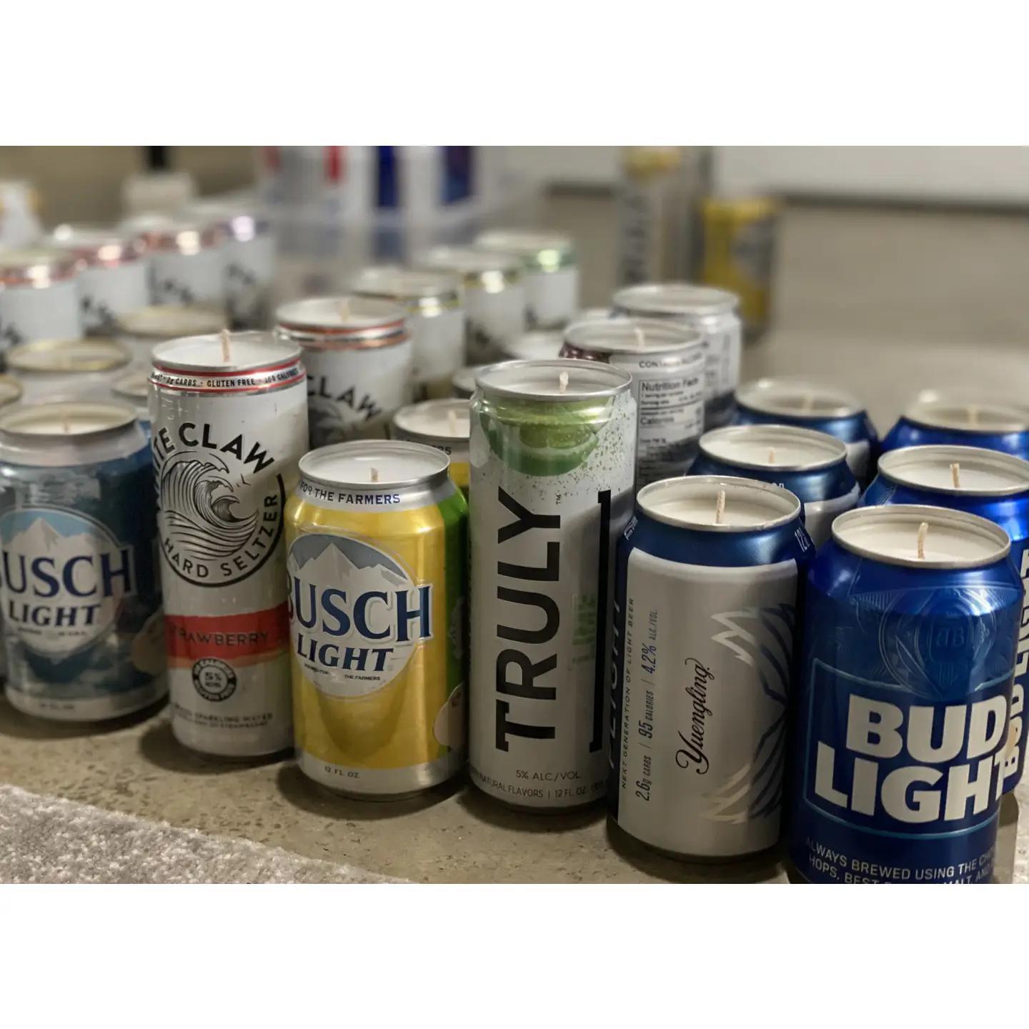 Soy Candles - Recycled Beer Cans