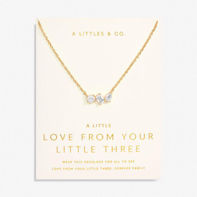 Love From Your Little Ones Gold Necklacce