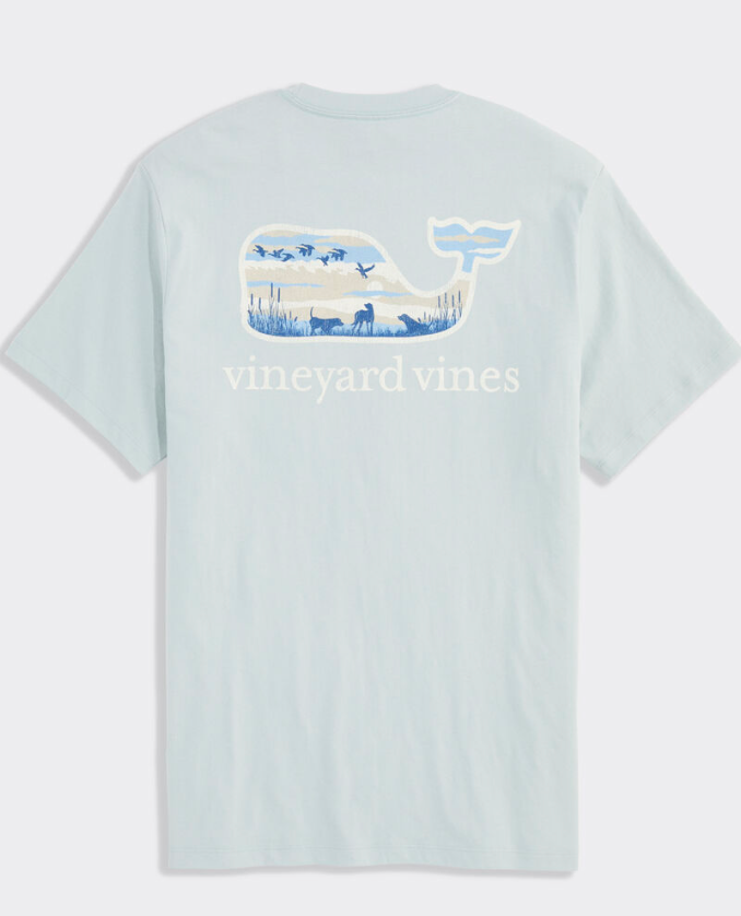 Duck Hunt Whale Short-Sleeve Pocket Tee