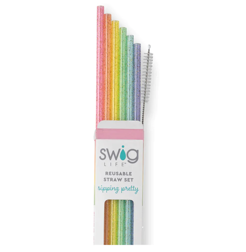 Sipping Pretty Reusable Straw Set