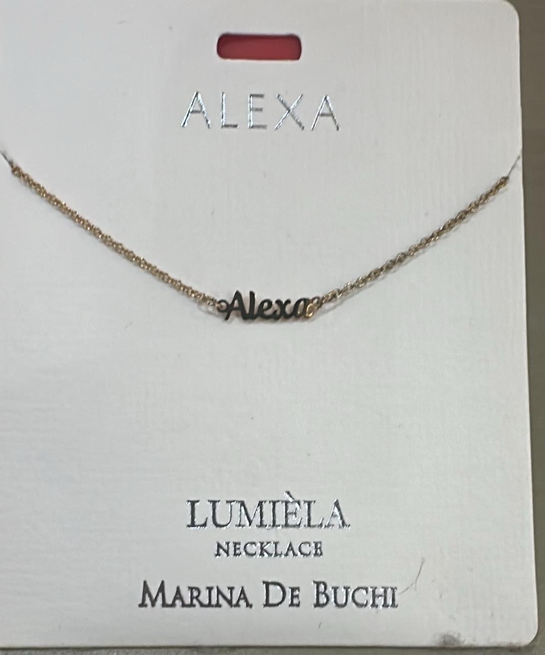 Lumiela Alexa Name Necklace