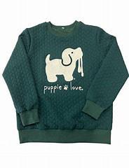 Puppie Love Chenille Embroidered Crewneck