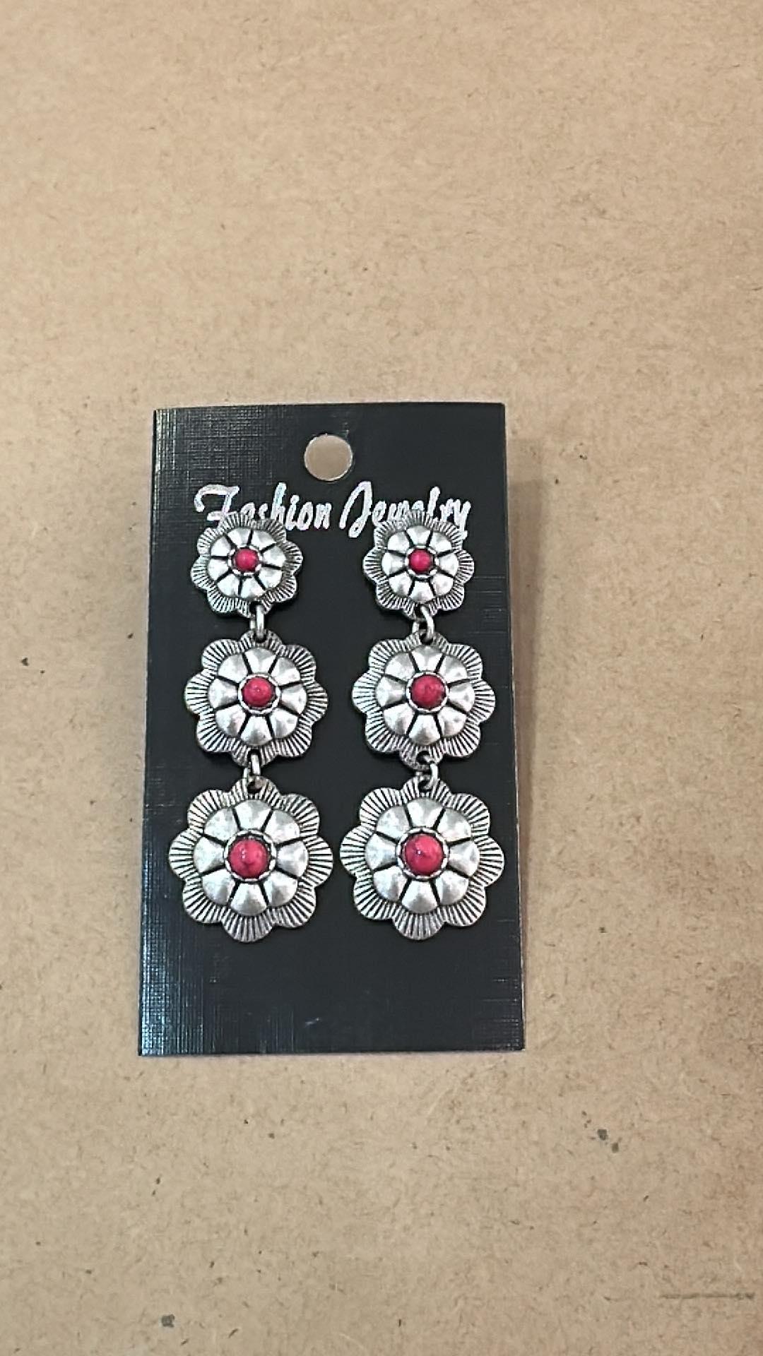 Flower Drop Earrings