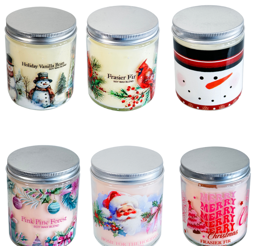 7oz Holly Jolly Holidays Candle Collection