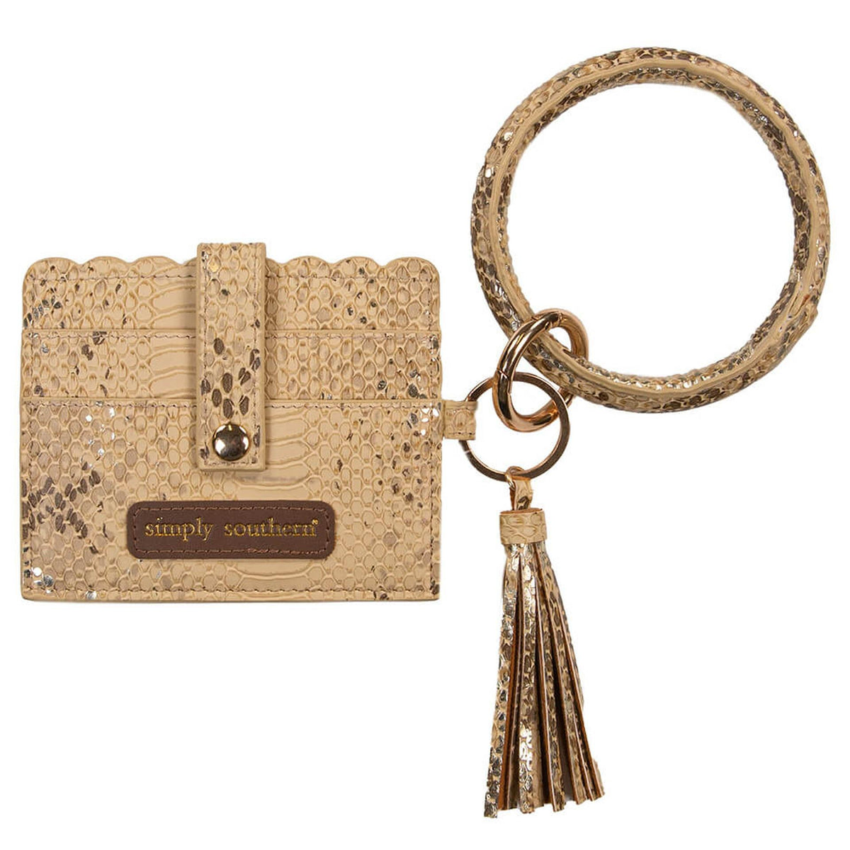 Simply Leather Bangle ID Wallet