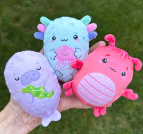 Bubble Stuffed Squishy Friends - Sea Life Edition