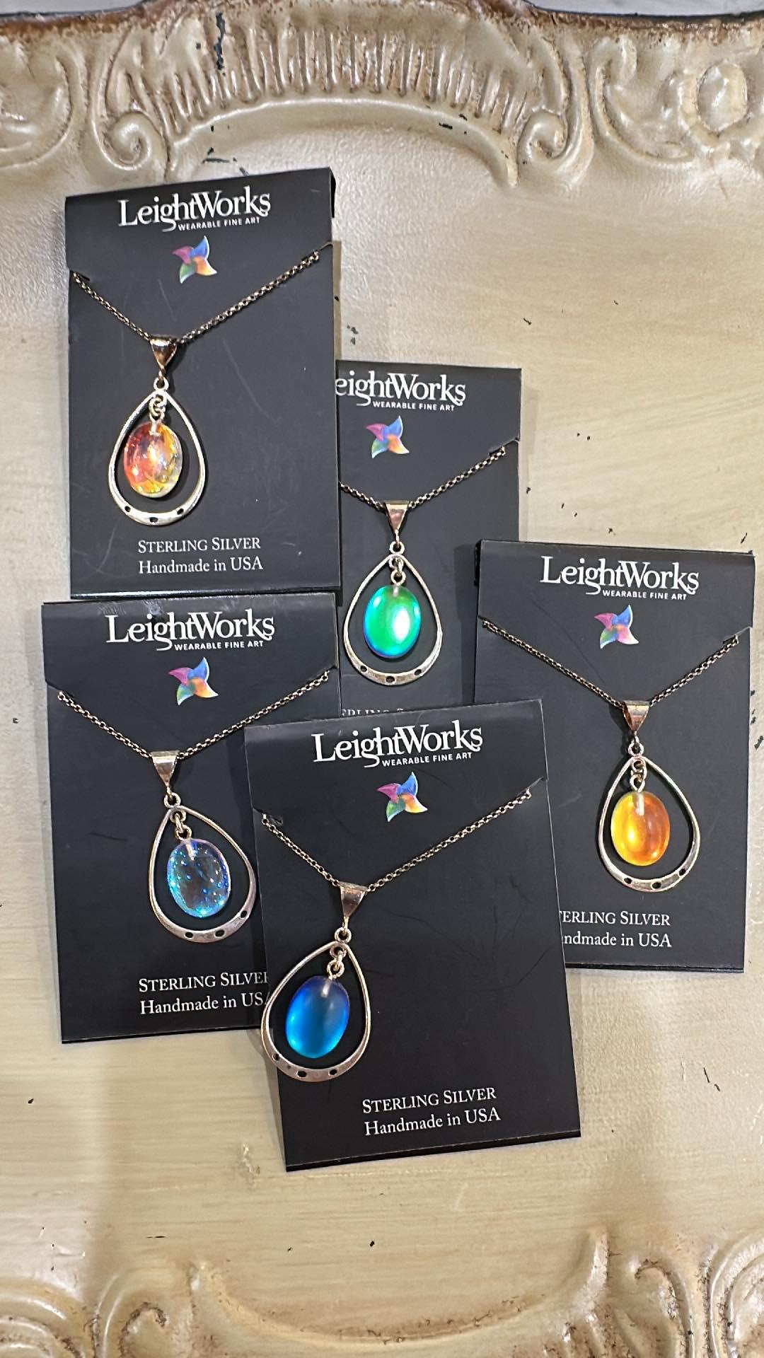 Oval Loop Pendant Necklace