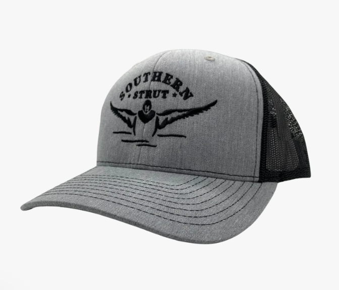 Duck Landing Hat in Heather Grey/Black