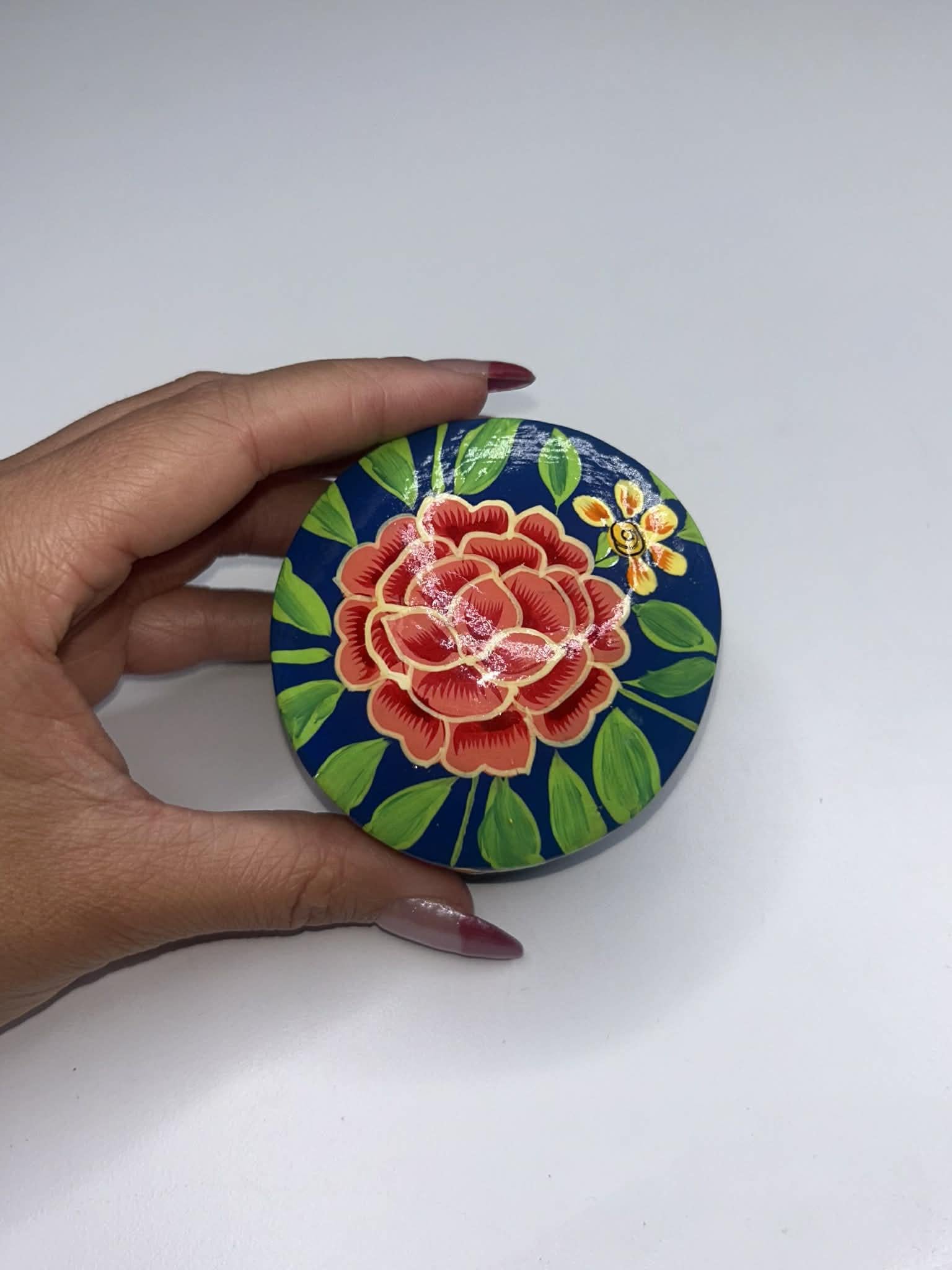 Papier Mache Round Assorted Boxes