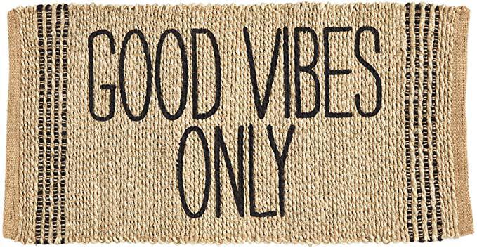 Good Vibe Jute Doormat