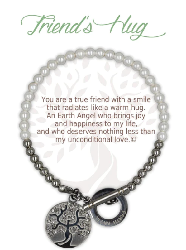 Friends Hug Earth Angel Bracelet
